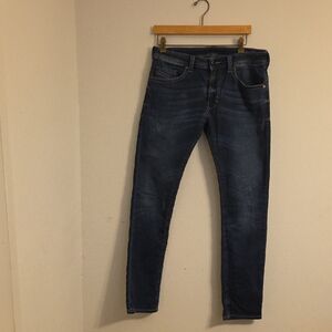 Diesel Dark Blue Skinny Jeans for Men